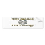 COMBAT ACTION PSALM 91 bumper stickers