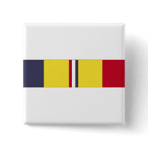 Combat Action Ribbon Pinback Buttons