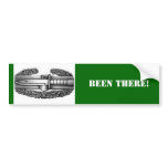 combat badge, BEEN THERE! bumper stickers