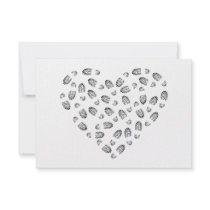 combat boot heart invitations