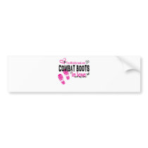 Combat Boot Love Bumper Sticker