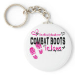 Combat Boot Love Key Chain