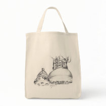 Combat Boots and Mary Janes- Grocery edition Tote Bag