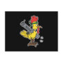 combat chicken postcard
