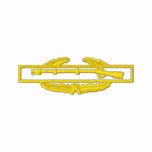 Combat Infantry Badge Outline Polo Shirt