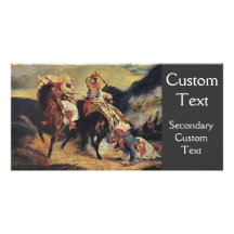 Combat of the Giaour and the Pasha Custom Photo Card