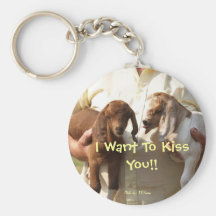 come here I want to lick your face, I Want To K... Key Chains