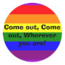 Come out! stickers