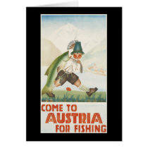 Come To Austria For Fishing cards