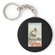 Come To Austria For Fishing keychains