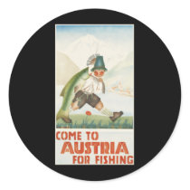 Come To Austria For Fishing stickers