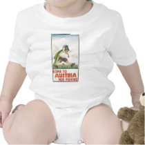 Come To Austria For Fishing t-shirts