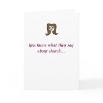 Come To Church! Greeting Cards