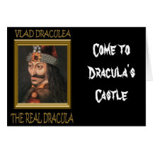 Come to Dracula's castle Greeting Card