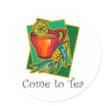 Come to Tea 2 stickers