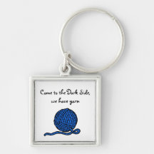 Come to the Dark Side, we have yarn Key Chains