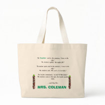 Come to the edge canvas bags