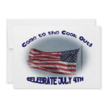 Come to the July 4th Cook Out! invitations