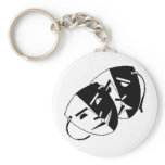 Comedy and Tragedy keychains