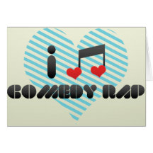 Comedy Rap Greeting Card