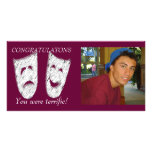 Comedy Tragedy photo cards