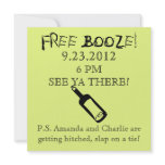 Comedy Wedding Invitation, Humour