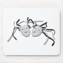 ComedyTragedyFaces022111 Mousemats