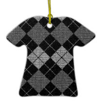 Comfy Argyle Sweater Ornament