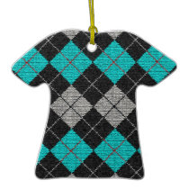 Comfy Argyle Sweater Ornament