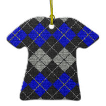 Comfy Argyle Sweater Ornament