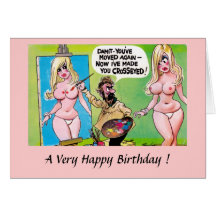 Comic Birthday Card