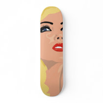 Comic Blonde Skateboard