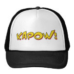 Comic Book Font Cap Mesh Hat