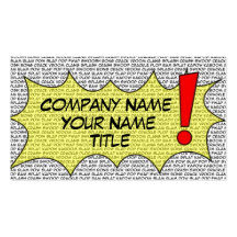 Comic Speak Business Card