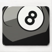 Comic Style 8 Ball Mousepads