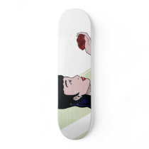 Comical Brunette Skate Deck