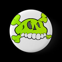 Comical Skull buttons