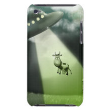 Comical UFO Cow Abduction Case iPod Touch Covers