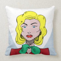 Comical Woman Pillow