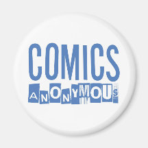 Comics Anonymous Merch Fridge Magnet
