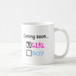 Coming Soon... (Girl) Coffee Mugs