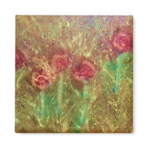 coming up roses magnet
