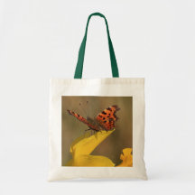 Comma Butterfly and Daffodil Bags