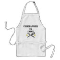 Commander in Chef aprons