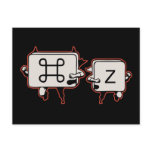 Commandman & Zidekick postcards