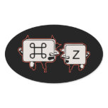 Commandman & Zidekick stickers