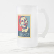 Commemorative Obama Keepsake Glass Mug