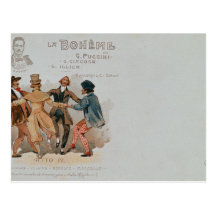 Commemorative Postcard of the opera 'La