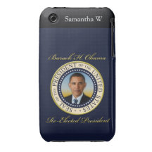 Commemorative President Barack Obama Re-Election iPhone 3 Covers