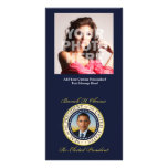 Commemorative President Barack Obama Re-Election Personalised Photo Card